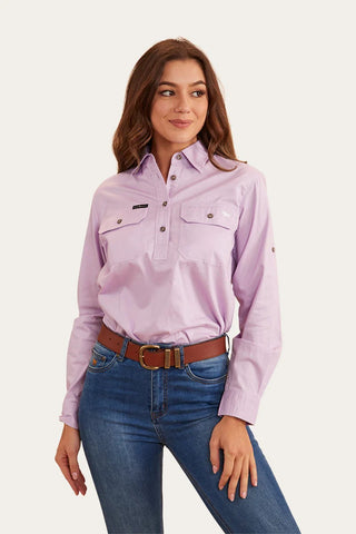 Ringers Western - Pentecost 1/2 Button Work Shirt Lavender