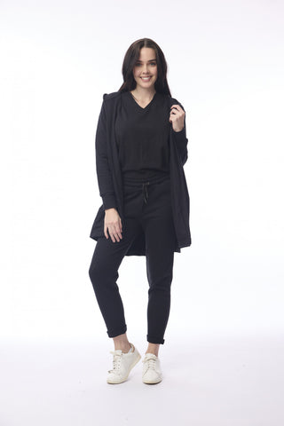 Orientique - 5623 Track Pant With Cuff Hem Black