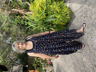Willis - Nicola Jumpsuit Os Navy / Tan Flower Print Os 