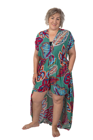 Willis - Overlay Opulence Shorts-skirt Os Forest Green Os 