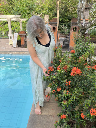 Willis - Nicola Jumpsuit Os Dusty Green / Flower Print Os 