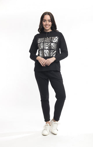 Orientique - Sloppy Joe Jumper Black / Zebra [sz:12 Cl:black / Zebra]