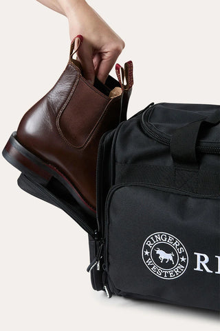 Ringers Western - Rider Go Sports Bag Black / White Writing