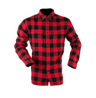 Ridgeline - Mens Organic Check Shirt Red [sz:l]