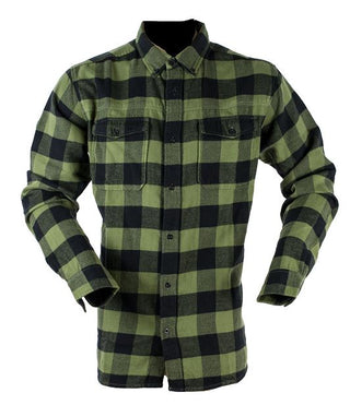 Ridgeline - Mens Organic Check Shirt Olive [sz:s]