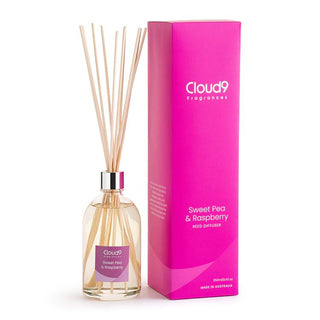 Cloud 9 - Reed Diffuser 250ml Sweet Pea & Raspberry