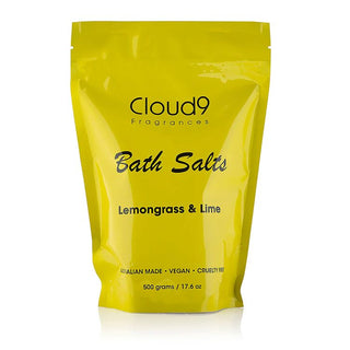 Cloud 9 - Bath Salts Lemongrass & Lime 500g 