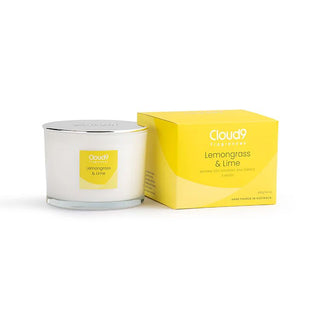 Cloud 9 - Candle 3 Wick Lemongrass & Lime 400g 