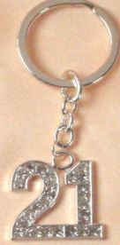 Gifts King - Keyring 21st Birthday
