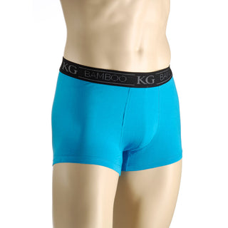 Kingston Grange - Bamboo Boxer Aqua [cl:aqua Sz:s]