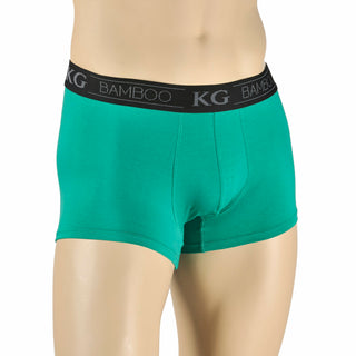 Kingston Grange - Mens Bamboo Boxer Emerald [sz:s]