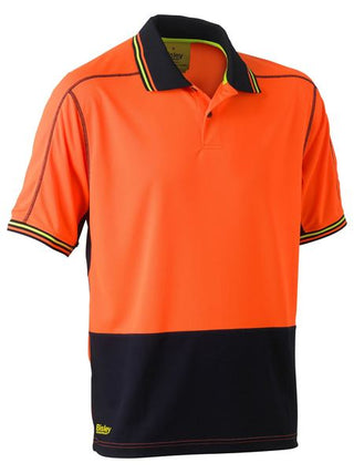 Bisley - Bk1219_tt05 Polo Short Sleeve Shirt [cl:orange / Navy Sz:2xl]