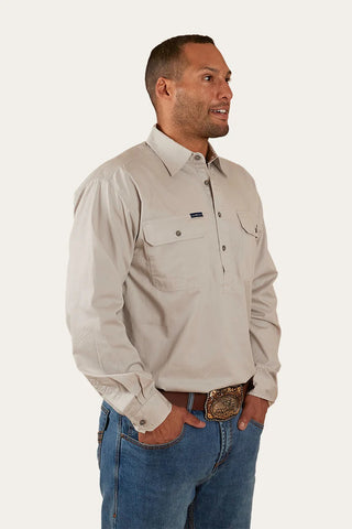 Ringers Western - King River 1/2 Button Beige [cl:beige Sz:2xl]