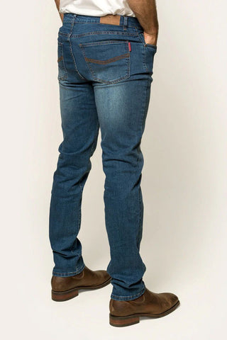 Ringers Western - Burke Tapered Leg Jeans [cl:mid Blue Sz:30 L:32]