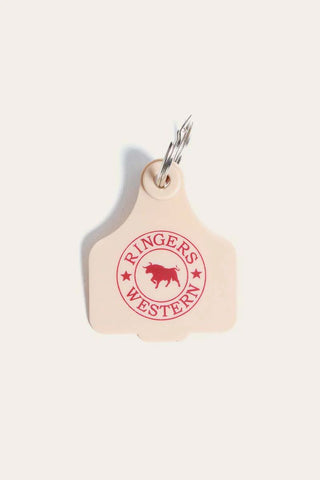 Ringers Western - Cattle Tags Beige/red