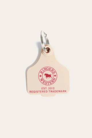Ringers Western - Cattle Tags Beige/red