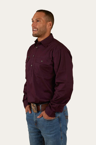 Ringers Western - King River 1/2 Button Aubergine [sz:3xl]