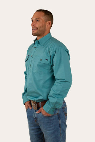 Ringers Western - King River 1/2 Button Dusty Jade [sz:2xl]