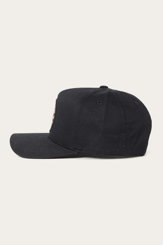 Ringers Western - Baseball Cap Grover - Black / Clay