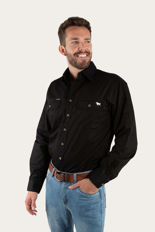 Ringers Western - King River Full Button - Black [cl:black  Sz:2xl]