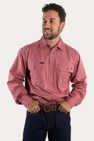 Ringers Western - King River 1/2 Button Dusty Rose [sz:xs]