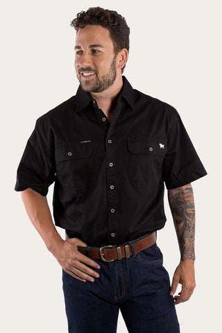 Ringers Western - Lake Argyle Full Button Ss Black [cl:black Sz:m]