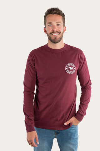 Ringers Western - Signature Bull Ls T Burgundy [sz:l]