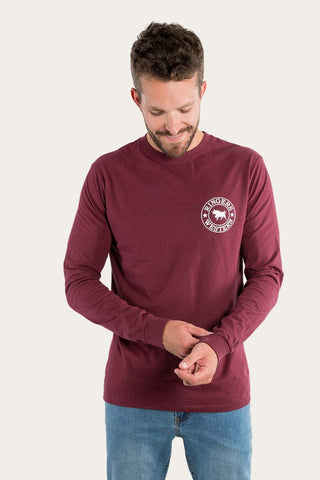 Ringers Western - Signature Bull Ls T Burgundy [sz:10xl]