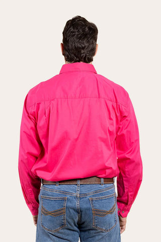 Ringers Western - King River 1/2 Button Neon Pink [sz:2xl]