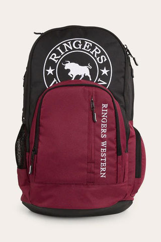 Ringers Western - Holtze Back Pack [cl:burgundy / Black Bp:back Pack]