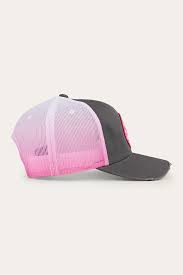 Ringers Western - Trucker Cap Quinn Grey / Candy