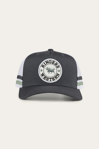 Ringers Western - Trucker Cap Mccoy - Charcoal / Leaf