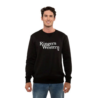 Ringers Western - Lodge Crew Neck Jumper [sz:xs Cl:black]