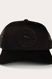 Ringers Western - Signature Bull Trucker Cap Black