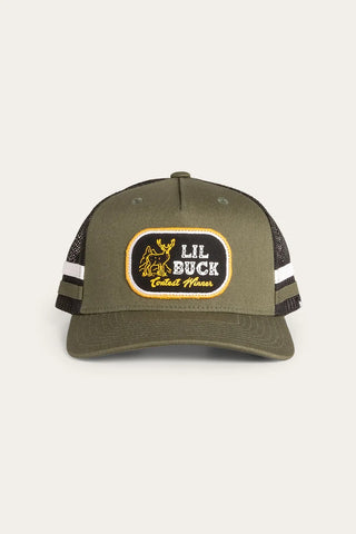 Ringers Western - Kids Lil Buck Trucker Cap - Cactus Green