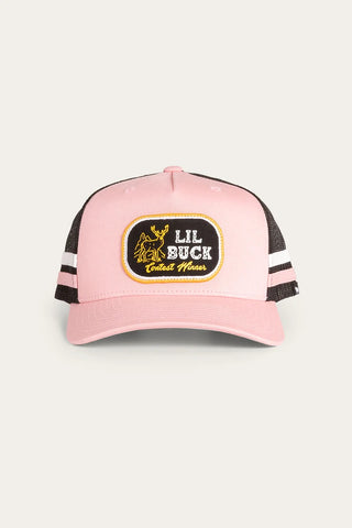 Ringers Western - Kids Lil Buck Trucker Cap - Pastal Pink