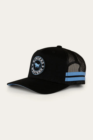 Ringers Western - Kids Mccoy Trucker Cap - Black / Blue