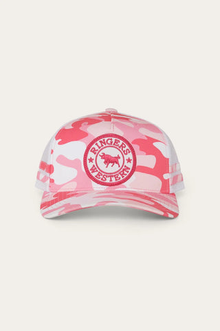 Ringers Western - Kids Mccoy Trucker Cap - Pink Camo