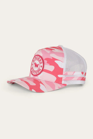 Ringers Western - Kids Mccoy Trucker Cap - Pink Camo