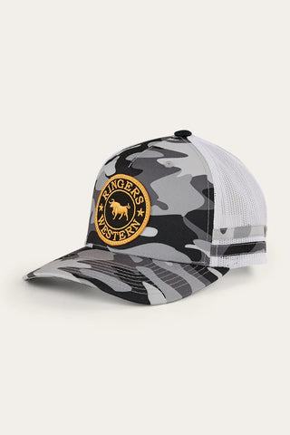 Ringers Western - Kids Trucker Cap Mccoy - Grey Camo