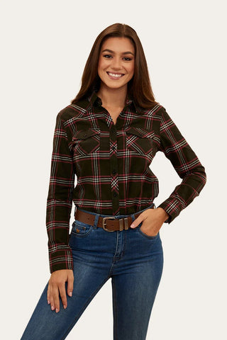 Ringers Western - Clementine Womens Flannel - Charcoal [cl:charcoal Sz:6]