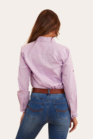 Ringers Western - Pentecost Full Button Work Shirt Lavender [sz:6]