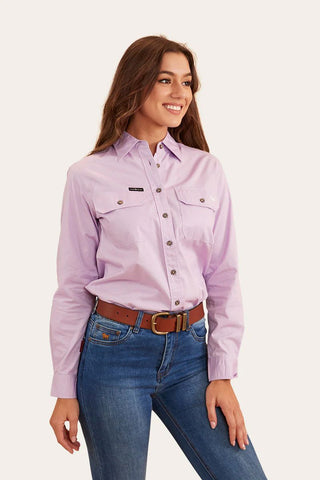 Ringers Western - Pentecost Full Button Work Shirt Lavender [sz:16]