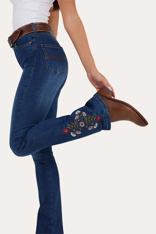 Ringers Western - Penny Rodeo High Rise Bootleg Jean Classic Blue [sz:22]