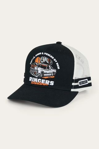 Ringers Western - Road Runner Trucker Cap - Black