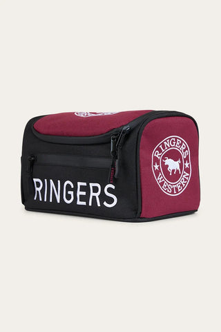 Ringers Western - Occy Toiletry Bag - Burgundy / Black