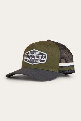 Ringers Western - Trucker Cap Banks Military Green 