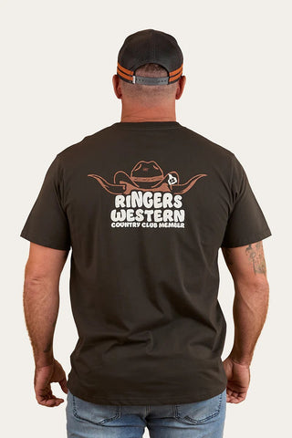 Ringers Western - Country Club Loose Fit T-shirt Charcoal [cl:charcoal Sz:m]