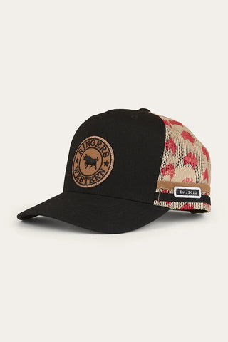 Ringers Western - Trucker Cap Aussie Rules Deep Fit Black 