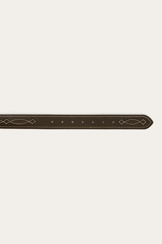 Ringers Western - Crossover Belt Black / Silver [cl:black / Silver Sz:40]